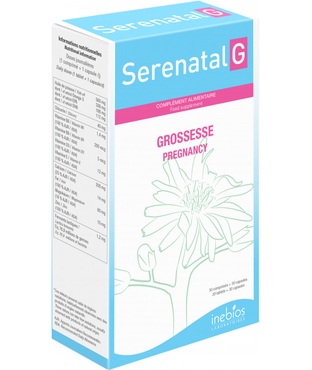 SERENATAL G Complément Alimentaire Grossesse 30 comprimés