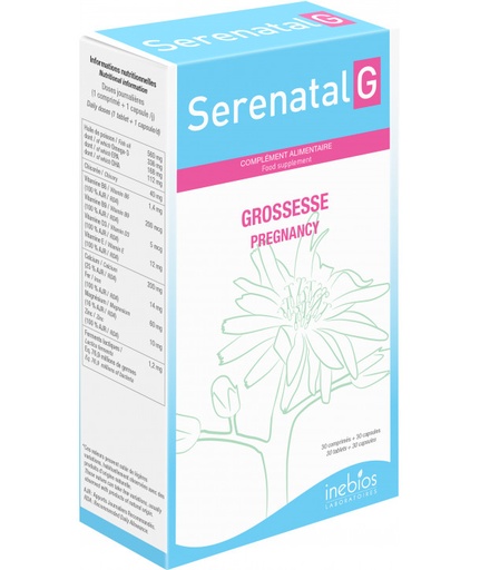 SERENATAL G Complément Alimentaire Grossesse 30 comprimés